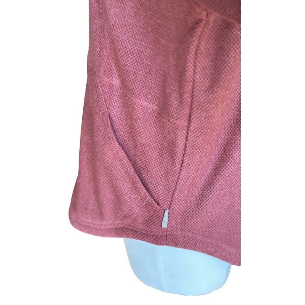 Avalanche Burgundy Full Zip Mock Neck Long Sleeve Jacket w/Pockets Women's Sz L - Picture 7 of 12